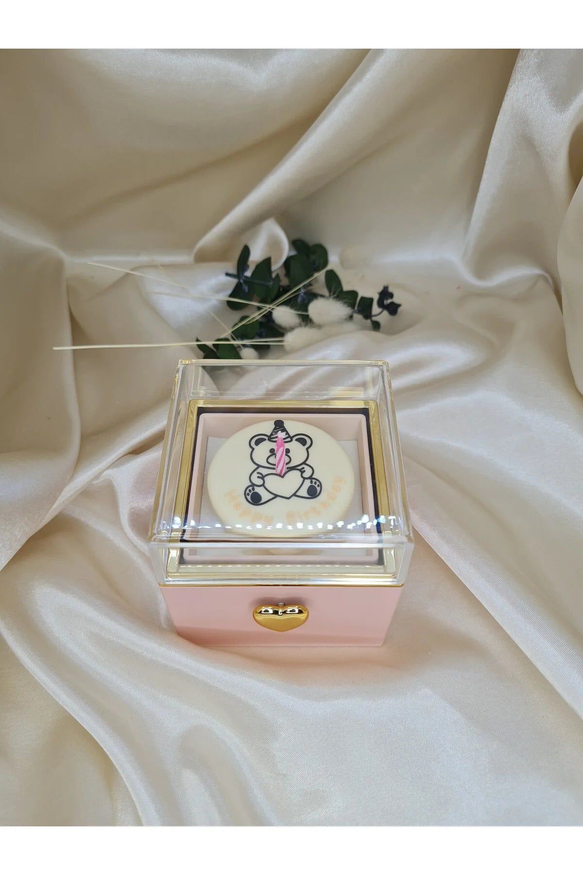 MUMLU DÖNEN KUTU+PANDORA YÜZÜK