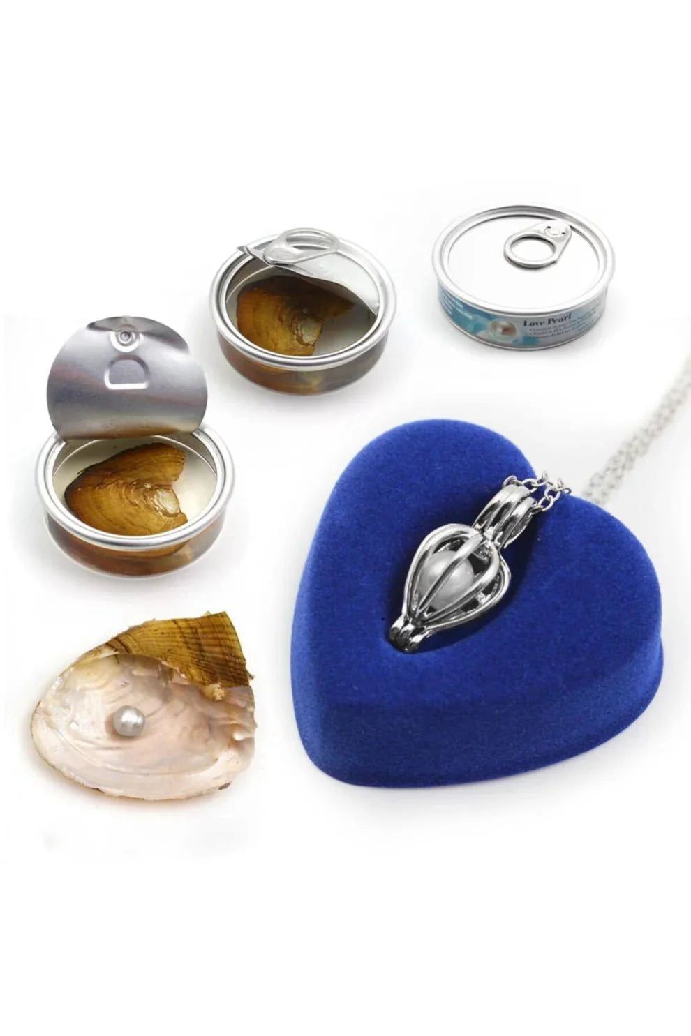 CANLI İSTİRİDYE KAFES KOLYESİ