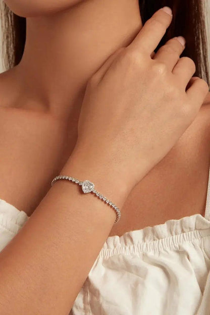 14 Ayar altın kaplama zirkon taşlı bileklik