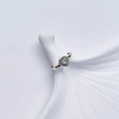 Zirkon Taşlı Kalp Yüzük