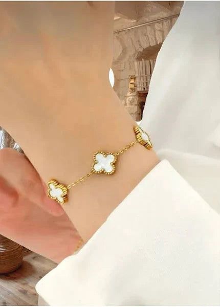 Van Cleef & Arpels [14Ayar Altın Kaplama Beyaz]