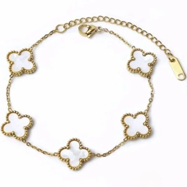 Van Cleef & Arpels [14Ayar Altın Kaplama Beyaz]