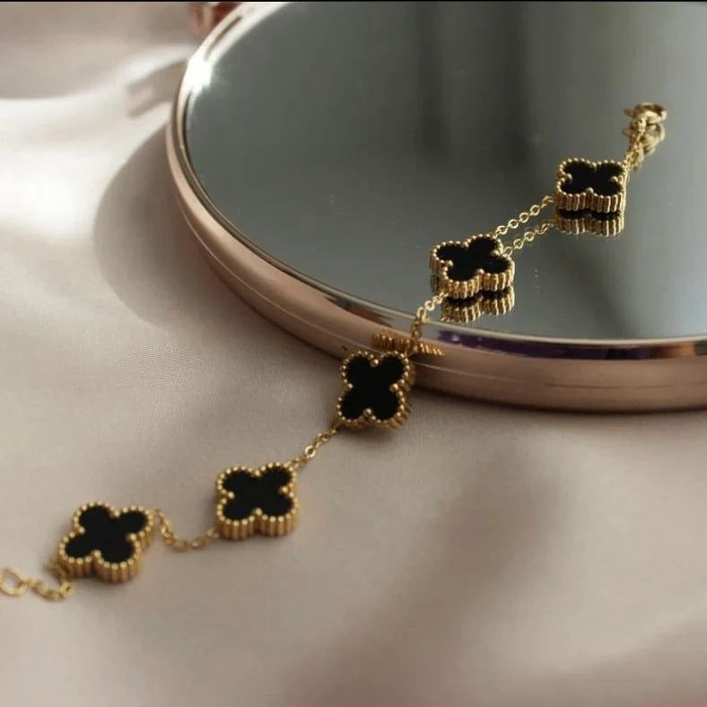 Van Cleef & Arpels [14Ayar Altın Kaplama Siyah]